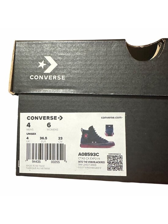 ⭐Converse Chuck Taylor All Star CX EXP2 Hi Men Shoes Sz 4 Black Sneaker A08593C⭐ main image 8